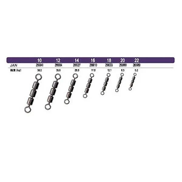 Вертлюг Owner тройной №10 38.2кг 1.03г (7шт)