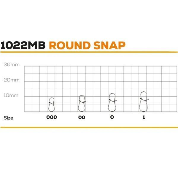 Agrafă GC Round Snap 1022MB №000(12buc)