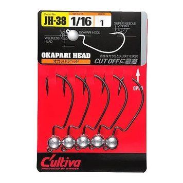 Jig-head Owner Offset JH-38 1/12 2.4g №1(5buc)