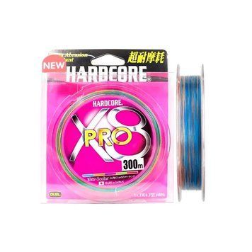 Шнур Duel Hardcore X8 Pro Big Game 300м #6 90lb Multicolor