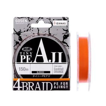 Fir Gosen Tiny PE Aji 150m #0.4 10lb Orange