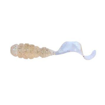 Silicon Jackall Good Meal Grub 1.5(8buc)Glow Crash Clear Krill