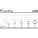 Inel despicat ZEOX Split Ring 401NI №7(10buc)