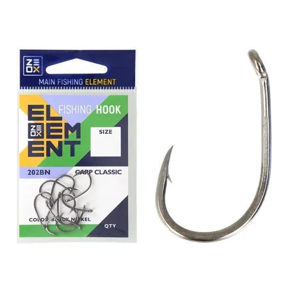 Крючок ZEOX Carp Classic 202BN №10(10шт)