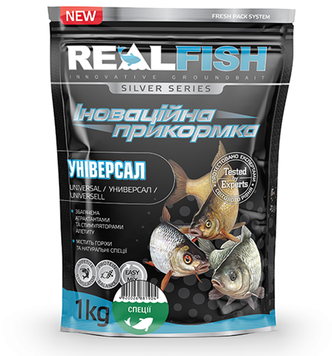 Nadă universală RealFish Silver Series cu condimente