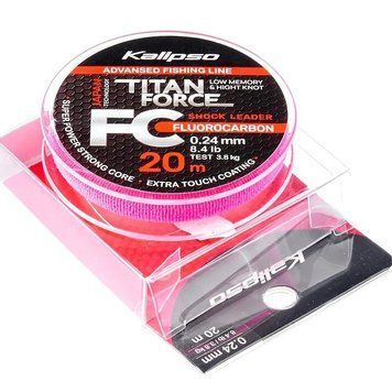 Флюорокарбон Kalipso Titan Force FC Leader 20m 0.24mm