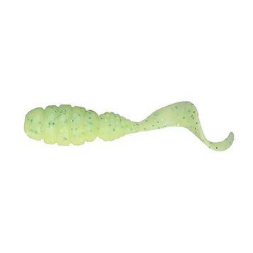 Silicon Jackall Good Meal Grub 1.5(8buc)Hot Lime Glow Chart