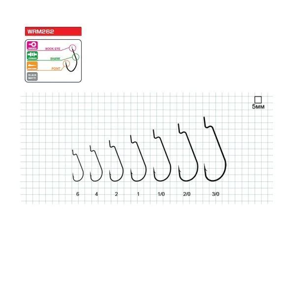 C&acirc;rlig Hayabusa Offset Narrow Gap WRM262BM №3/0(6buc)