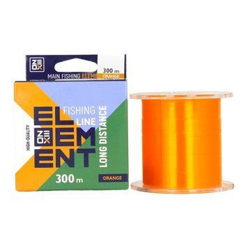 Fir de pescuit ZEOX Element Long Distance 300m Orange 0.285mm