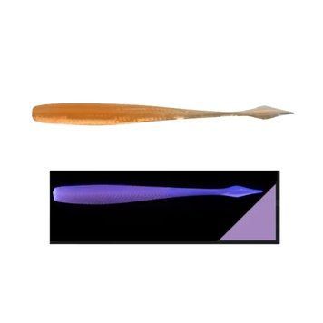 Silicon Jackall Kibikibina-Go 2(10buc)Cho Keimura Clear Orange