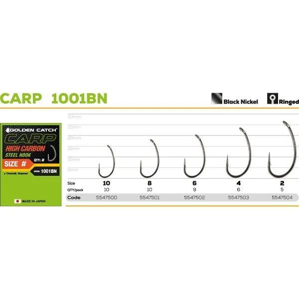C&acirc;rlig GC Carp 1001BN №4(6buc)