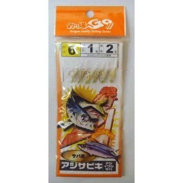 Taparină Dragon Aji Sabiki Mackerel Skin №6 (6 c&acirc;rlige)