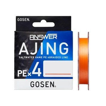 Fir Gosen Answer Ajing PE X4 150m #0.25 6lb Orange NEW
