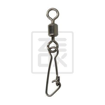 Agrafă cu v&acirc;rtej ZEOX Swivel Hooked Snap 222BN №10(10buc)
