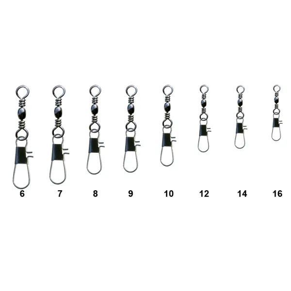 Застежка Globe Inter Lock с вертлюгом №10(200шт)