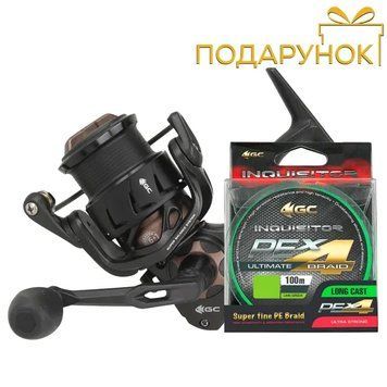 Mulineta GC Inquisitor 4000S + fir GC Inquisitor PE X4 100m Lime Green #1.2