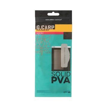 Pungi PVA GC G.Carp PVA Bag Kit Slow Melt 60x120mm S(10buc)NEW 2024
