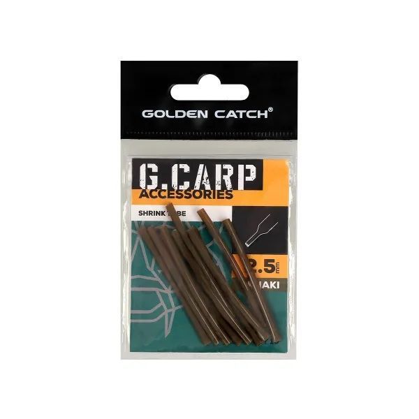 Трубка термоусадочная GC G.Carp Shrink Tube 3.5мм(10шт)Khaki