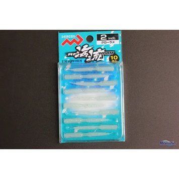 Силикон Dragon RF Ocean Current Worm 2(10шт)Glow Lame