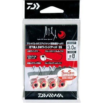 Jig-head Daiwa Gekkabijin SWL SS Luminous №8 1.5g (4buc)