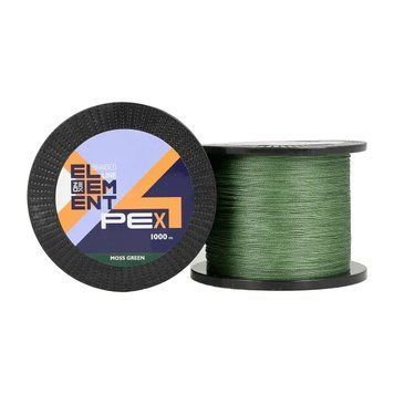 Шнур ZEOX Element PE X4 1000м Moss Green #2.5