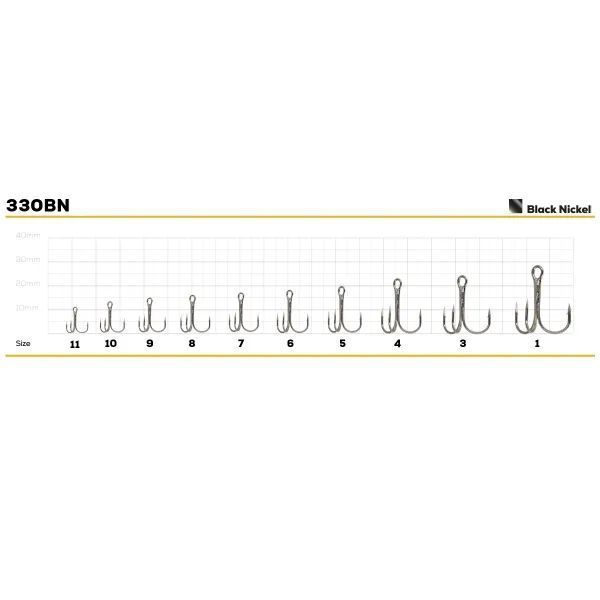 Крючок ZEOX Basic Treble 330BN №6(30шт)
