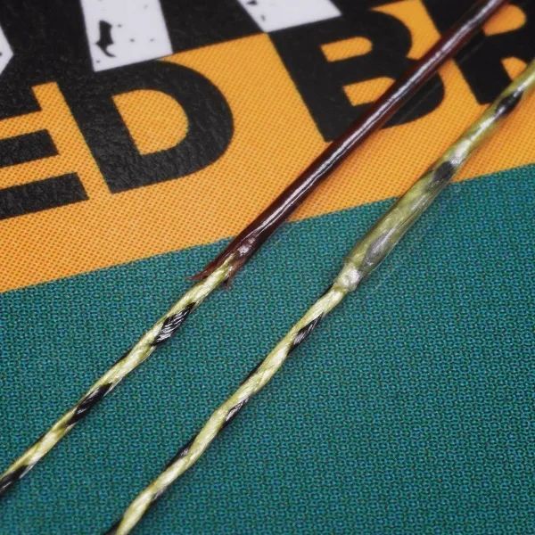 Fir de forfac cu &icirc;nveliș GC G.Carp Coated Braid Semi Stiff 20m 15lb Brown