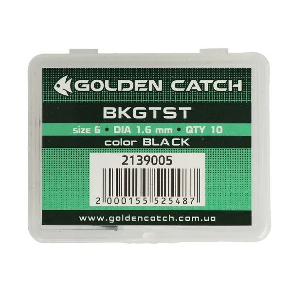Inel de v&acirc;rf GC BKGTST 5-2.0mm Black(10buc)