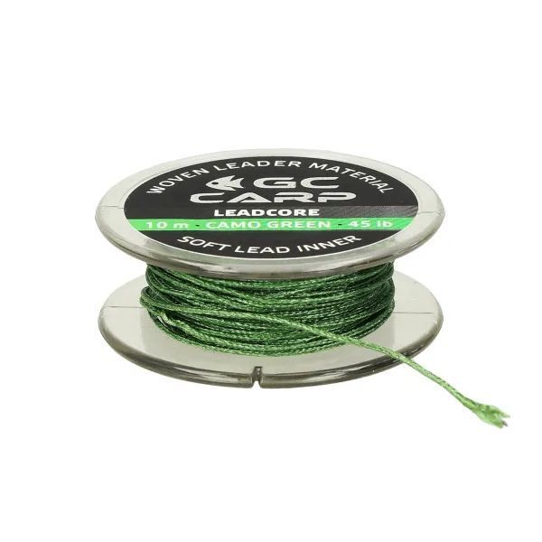 Лидкор без свинца GC G.Carp Leadcore 10м 50lb Caмo Green