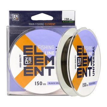 Леска ZEOX Element Universal 150м Black Green 0.350мм