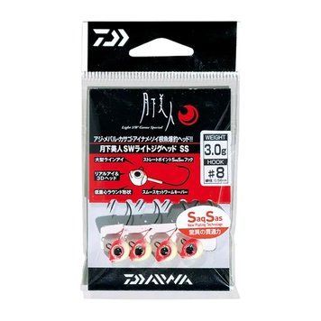 Jig-head Daiwa Gekkabijin SWL SS Red Glow №10 1.0g(4buc)