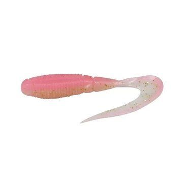Silicon Jackall Rhythm Grub 2.4(5buc)Pink Back Gold