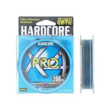 Шнур Duel Hardcore X4 Pro 200м #1.5 25lb Multicolor