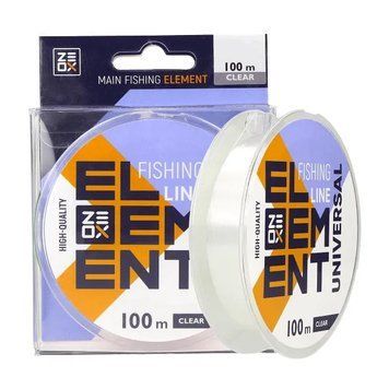 Леска ZEOX Element Universal 100м Clear 0.128мм