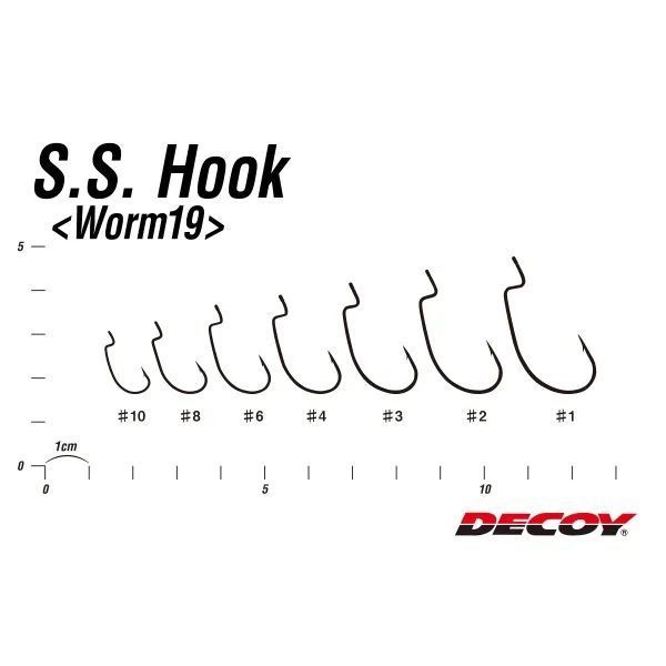 Крючок Decoy S.S.Worm 19 №3(9шт)