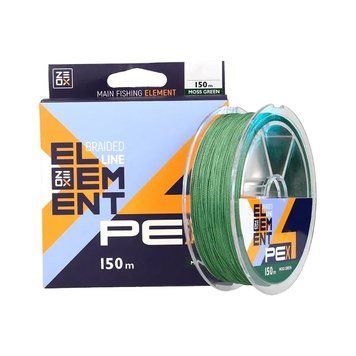 Шнур ZEOX Element PE X4 150м Moss Green #2.5