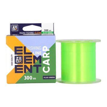 Fir de pescuit ZEOX Element Carp 300m Fluo Green 0.309mm