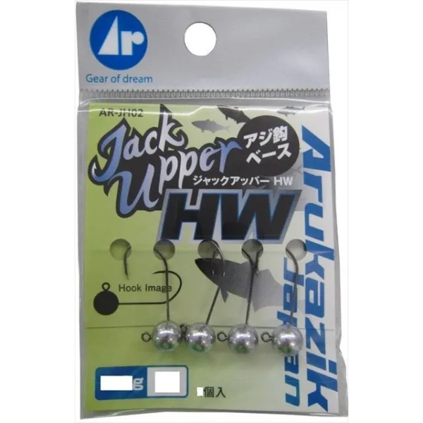 Джиг-головка Arukazik AR-JH02 Jack Upper HW №7 2.5г(4шт) goldencatch.md