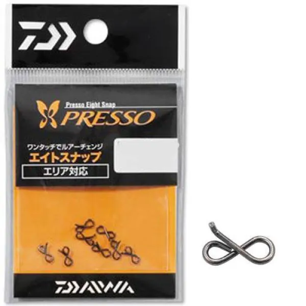 Застежка Daiwa Presso Eight Snap T(8шт) goldencatch.md