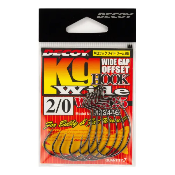 Крючок Decoy KG Wide Worm 25 №2(8шт) goldencatch.md