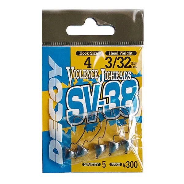 Джиг-головка Decoy Violence SV-38 1/32 2.5г №4(5шт) goldencatch.md