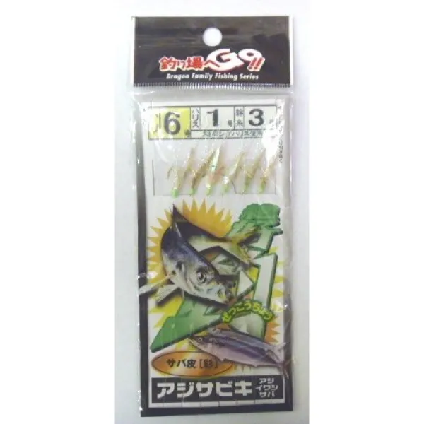 Самодур Dragon Aji Sabiki Mackerel Skin Aurora №7(6 крючков) goldencatch.md