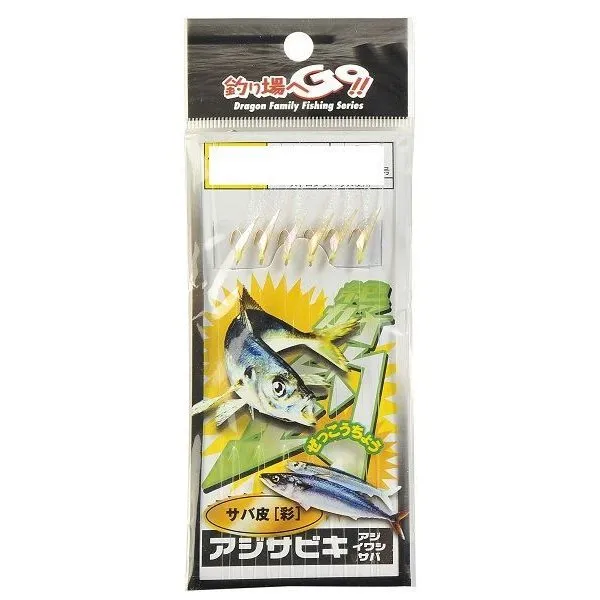 Самодур Dragon Aji Sabiki Mackerel Skin Aurora №8(6 крючков) goldencatch.md