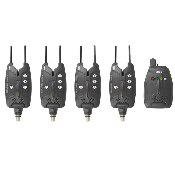 Набор сигнализаторов GC Bite Alarm Set SN65 4+1 goldencatch.md