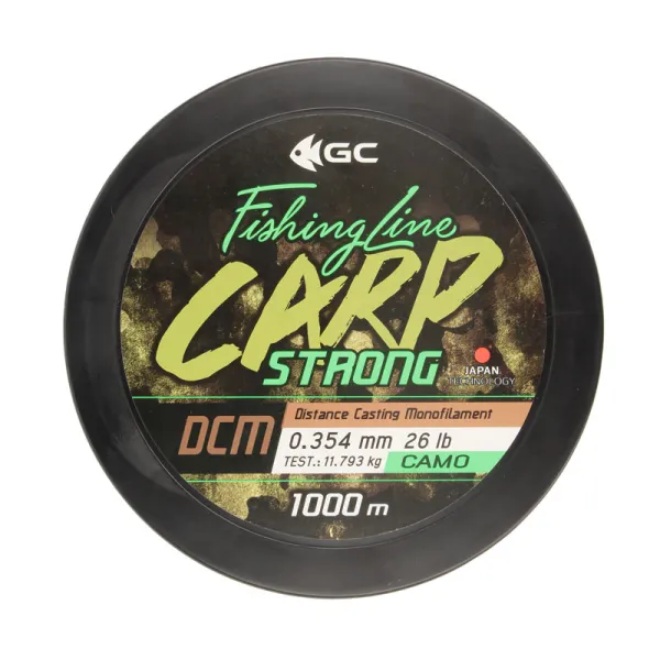 Леска GC Carp Strong DCM 1000м 0.354мм 26lb Camo goldencatch.md