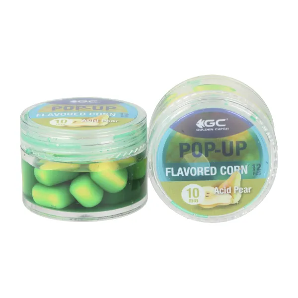 Кукуруза в дипе GC G.Carp Pop-Up Flavored 10мм(12шт)Acid Pear goldencatch.md