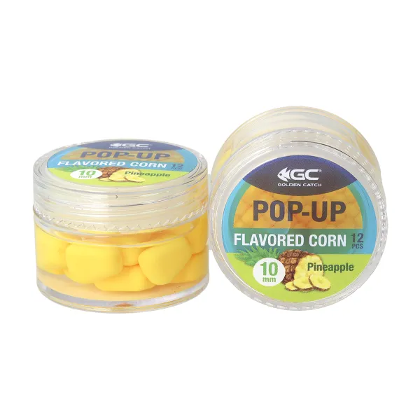 Кукуруза в дипе GC G.Carp Pop-Up Flavored 10мм(12шт)Pineapple goldencatch.md