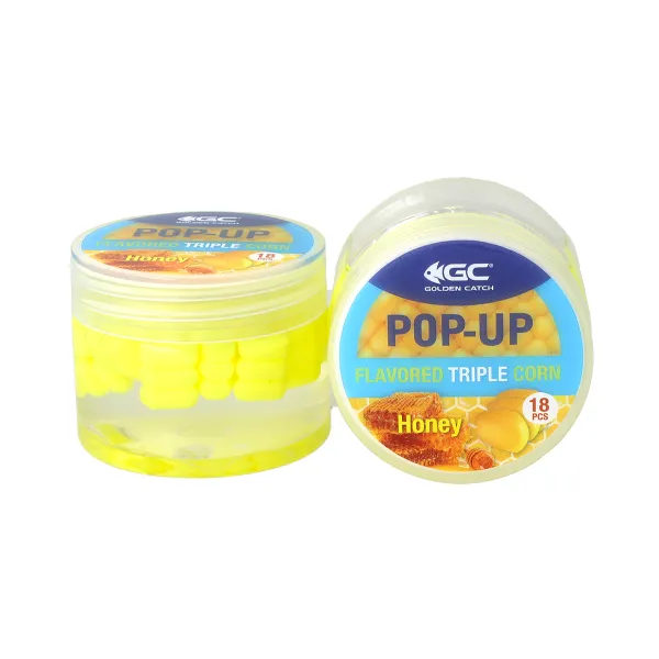 Кукуруза в дипе GC G.Carp Pop-Up Triple Flavored(18шт)Honey goldencatch.md