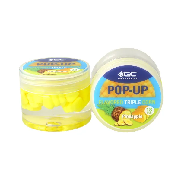 Кукуруза в дипе GC G.Carp Pop-Up Triple Flavored(18шт)Pineapple goldencatch.md