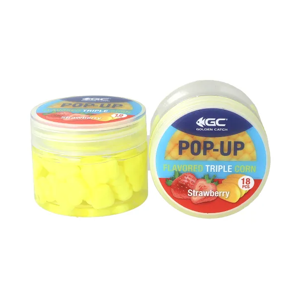 Кукуруза в дипе GC G.Carp Pop-Up Triple Flavored(18шт)Strawberry goldencatch.md